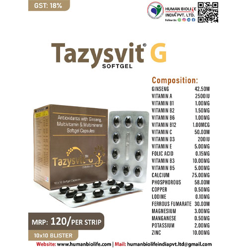 TAZYSVIT-G Softgel Capsules