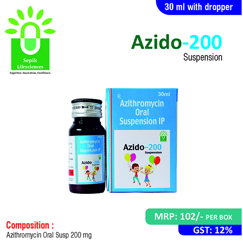 AZIDO-200 Suspension 