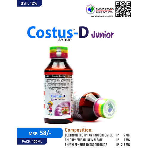Costus-D Junior Syrups