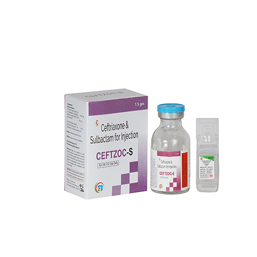 CEFTRIAXONE 1000MG+ SULBACTAM 500MG Injection
