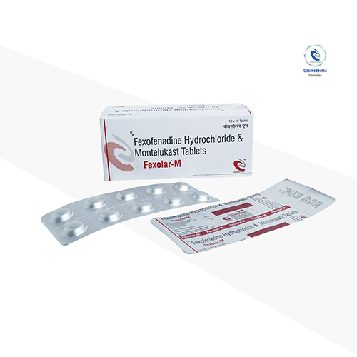 Fexofenadine 120mg + Montelukast 10mg Tablets