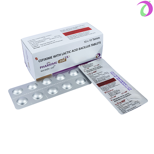 Cefixime -200mg, Lactobacillus Tablets