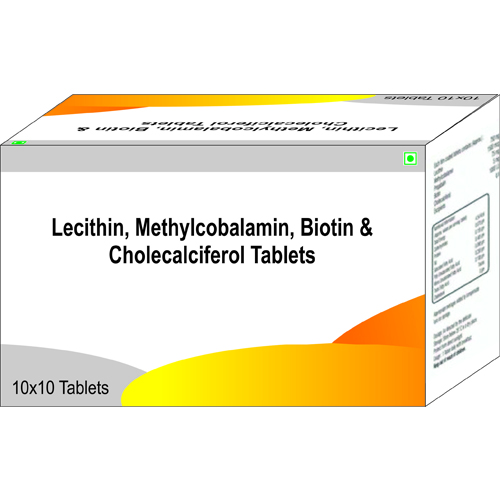 Lecithin + Methylcobalamin + Biotin + Cholecalciferol Tablets