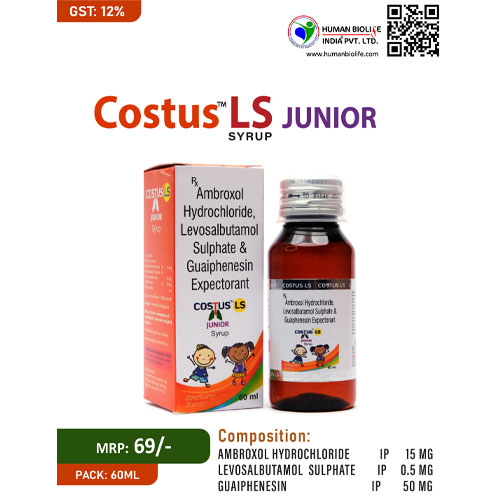 COSTUS-LS JUNIOR SYRUP (SF) MONO CARTON