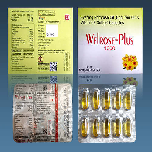 WELROSE-PLUS 1000 Soft Gel Capsules