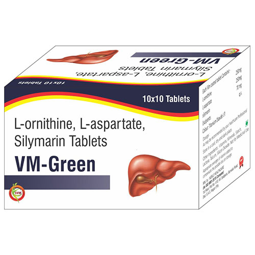 L-Ornithine + L- Aspartate+ Silymarin Tablets
