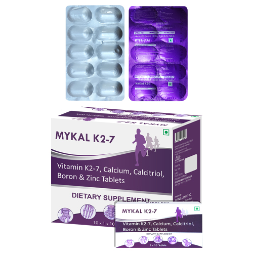 Vitamin K2-7 + Calcium + Calcitriol + Boron + Zinc Tablets