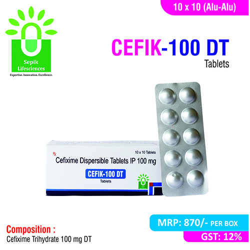 CEFIK-100DT Tablets