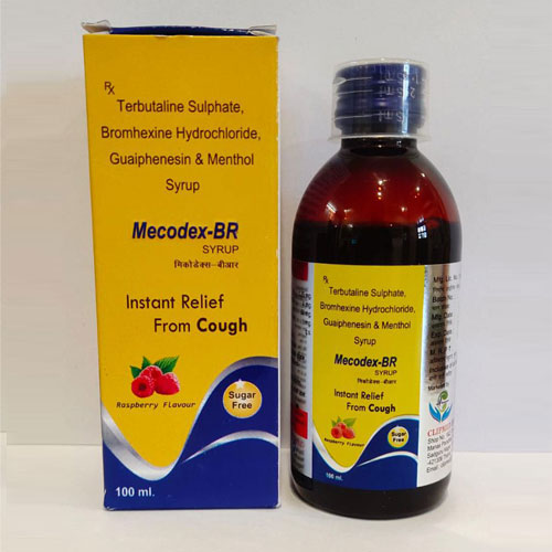 Bromhexine Hydrochloride + Terbutaline + Guaiphenesin + Menthol Syrup (100ml)