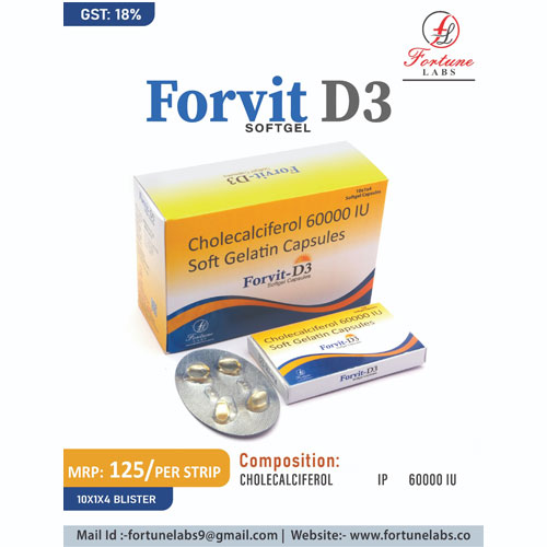 FORVIT-D3 Softgel Capsules