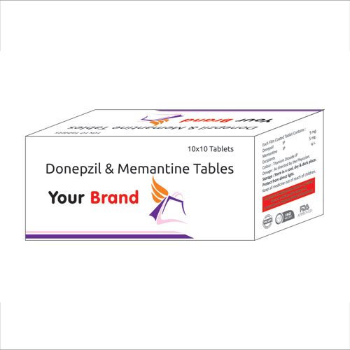 Memantine Hydrochloride 5mg/10mg + Donepezil Hydrochloride 5mg Tablets