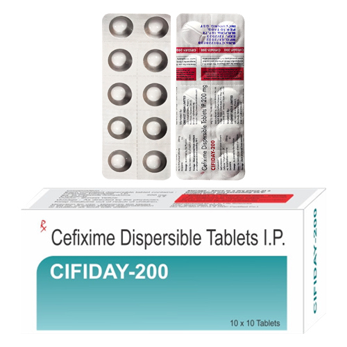 Cefixime 200 Mg (Dispersible Tablet) Tablets