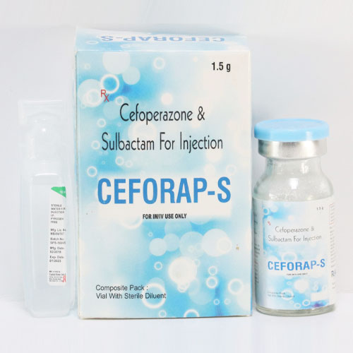 Cefoperazone 1000mg + Sulbactam 500mg Injection