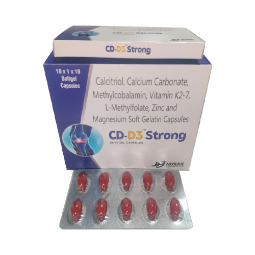 Calcitriol + Calcium Carbonate + Methylcobalamin + Vitamin K27 Softgel Capsules