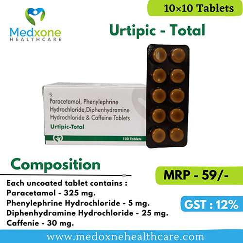 URTIPIC - TOTAL TABLETS