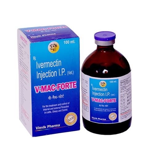 IVERMECTIN IP(VET)(10mg/ml) -100ml Liq. Injection