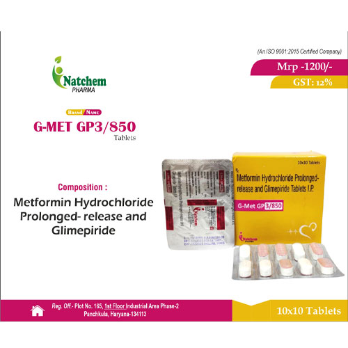 G-MET GP3/850 Tablets