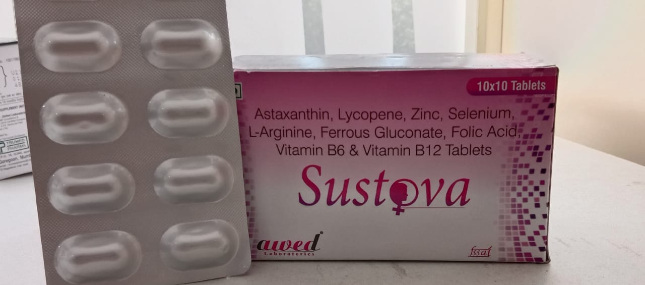 Astaxanthin+Lycopene+Zinc+Selenium+L-Arginine+Ferrous Gluconate+Folic Acid+Vitamin B6 Tablets