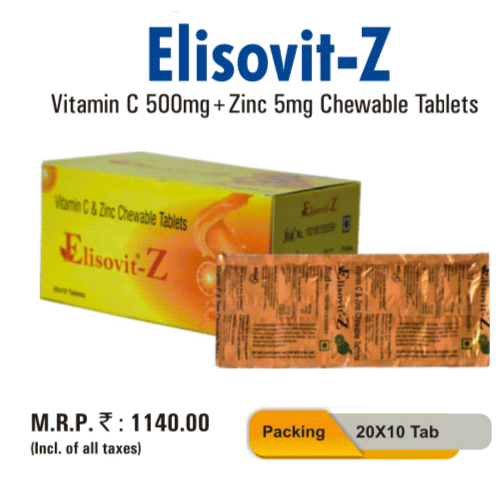 Elisovit-Z Chewable Tablets