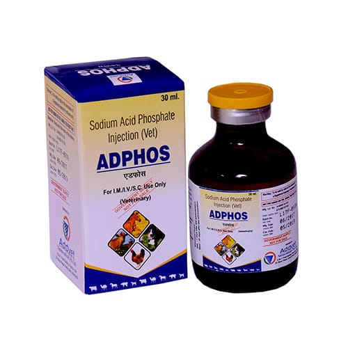 SODIUM ACID PHOSPHATE(40%/ml) -30ml Liq. Injection(Vet.)