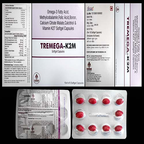 TREMEGA-K2M Soft Gel Capsules