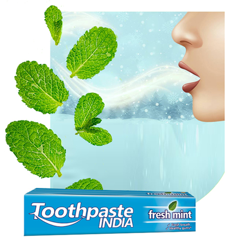 Private Label Herbal Toothpaste India(Mint Flavour) Manufacturer
