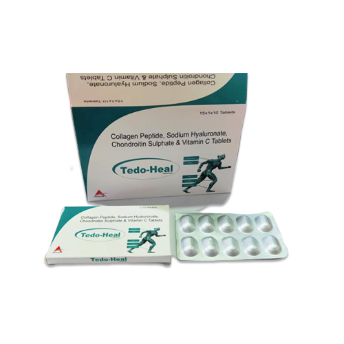 Collagen Peptide+Sodium Hyaluronate+Chondroitin Sulphate+Vitamin C Tablets