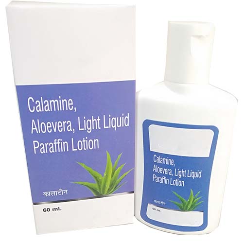 Calamine 8.0% w/v + Aloevera  10.0% w/v + Light Liquid Parafin 10% Lotion