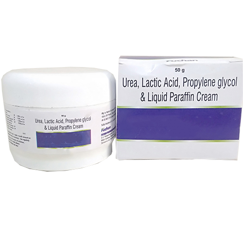 Urea 10% w/w + Lactic Acid 10% w/w + White Soft Parafin 10% w/w + Liquid Paraffin 10% w/w Cream