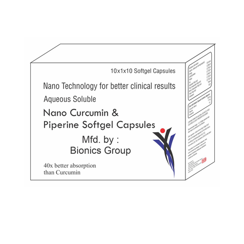 NANO CURUCMIN + PIPERINE Softgel Capsules