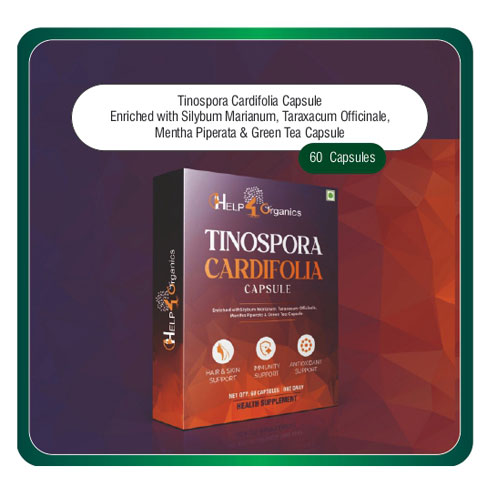 Tinospora Cardifolia Capsule Enriched with Silybum Marianum Capsules