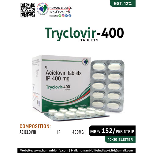 TRYCLOVIR-400 TABLETS
