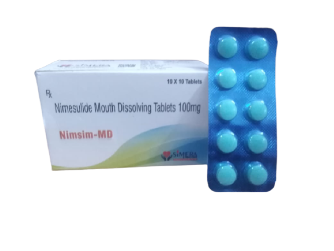 NIMCIM-MD Nimesulide 100 MG Mouth Disloveing Tablet 