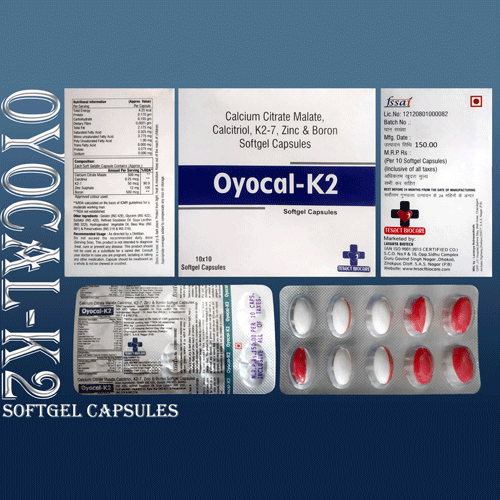 OYOCAL-K2 Soft Gel Capsules