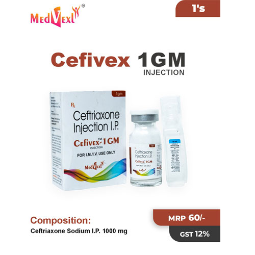 CEFIVEX- 1GM Injection I.P