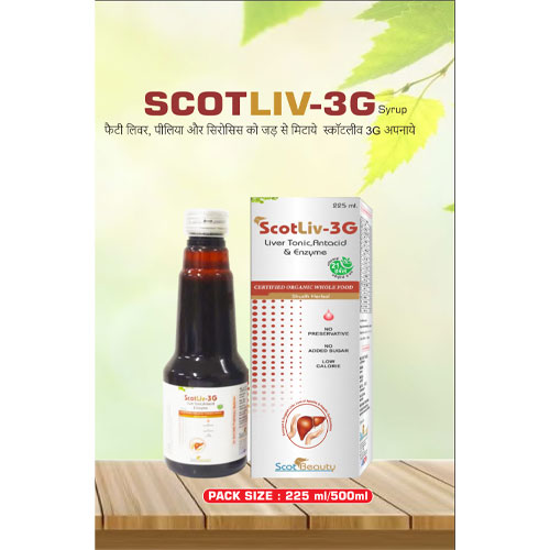 SCOTLIV-3G (LIVER TONIC, ANTACID, ENZYME) 200ml Syrups