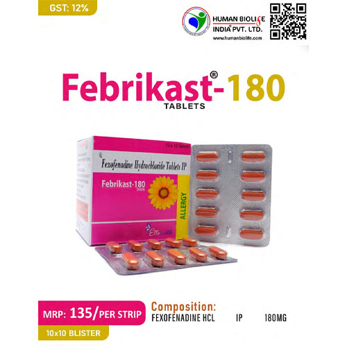 FEBRIKAST-180 Tablets