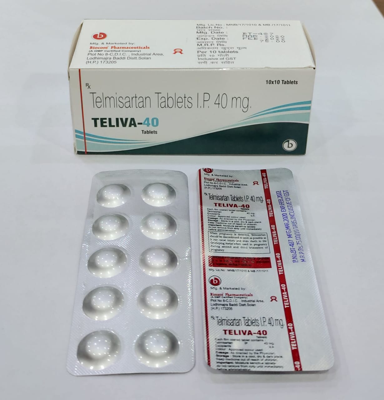 TELIVA-40 Tablets