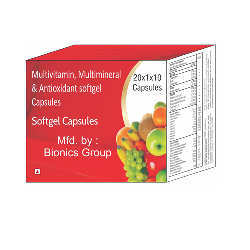 MULTIVITAMIN+MULTIMINERAL+ANTIOXIDANT Softgel Capsule