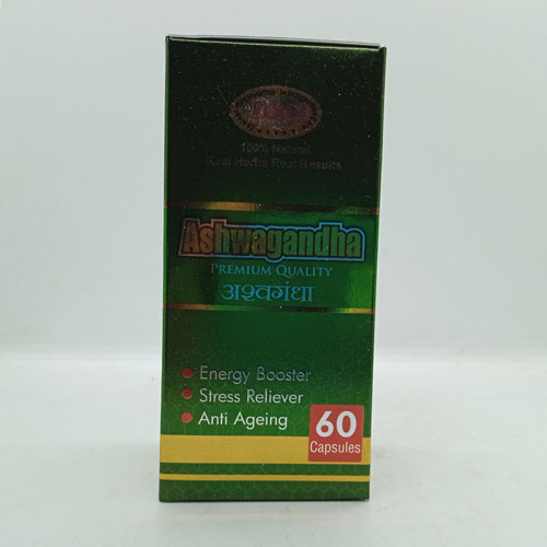 ASHWAGANDHA (ENERGY BOOSTER, STRESS RELIEVER, ANTI AGEING) Capsules