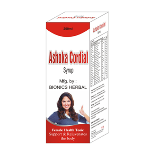 Ashoka Cordial Syrup Bionics Herbals