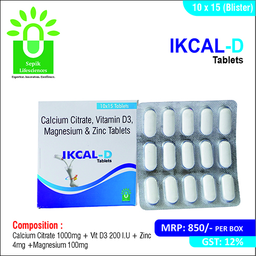 IKCAL-D (10*15) Tablets