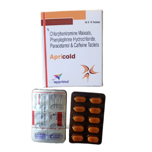 Paracetamol + Phenylephrine Hydrochloride+ Chlorpheniramine Maleate + Caffeine Tablets