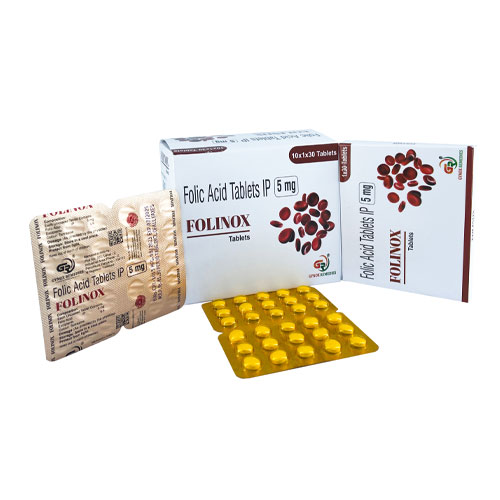 Folic acid IP 5Mg Tablets