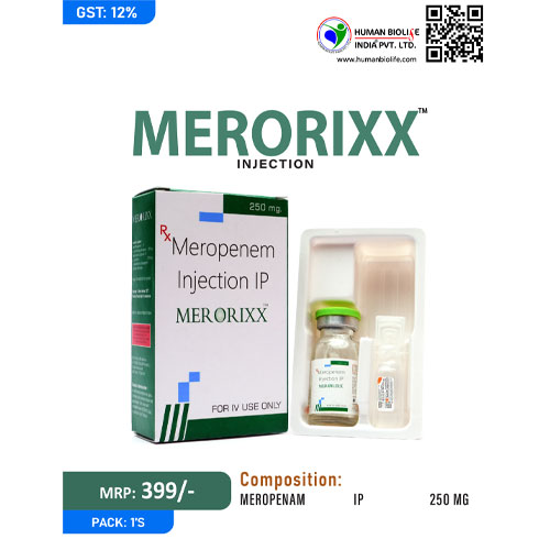MERORIXX 250MG Injection