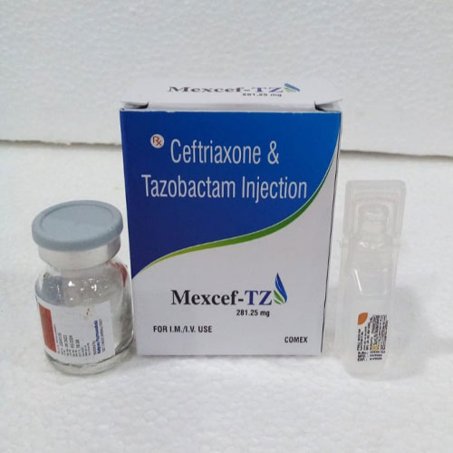 MEXCEF -TZ 281.25mg Injection