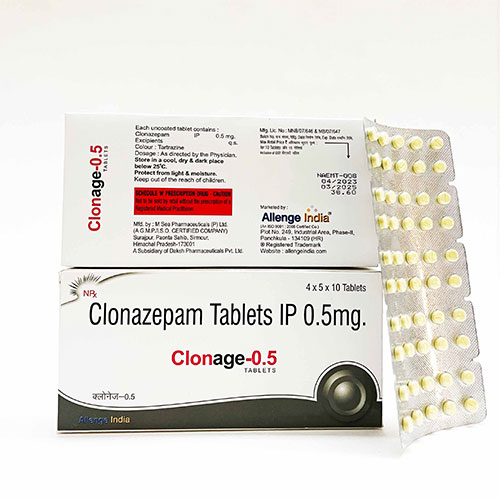 CLONAGE-0.5 Tablets