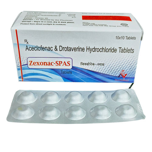 ZEXONAC-SPAS Tablets