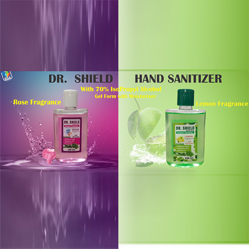 DR SHIELD Hand Sanitizer (Rose and Lemon Fragrance)