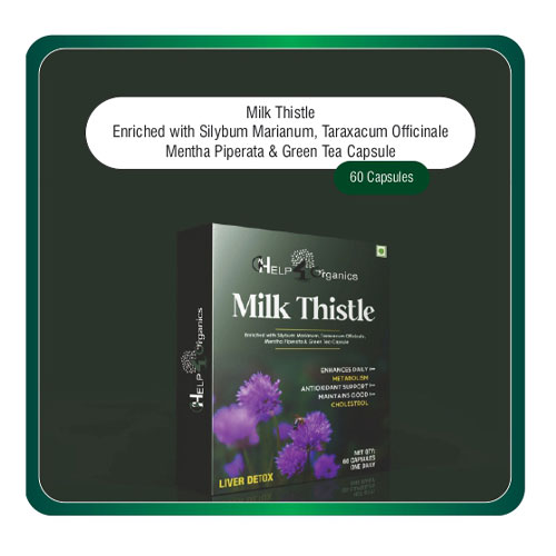 Milk Thistle Enriched with Silybum Marianum Capsules